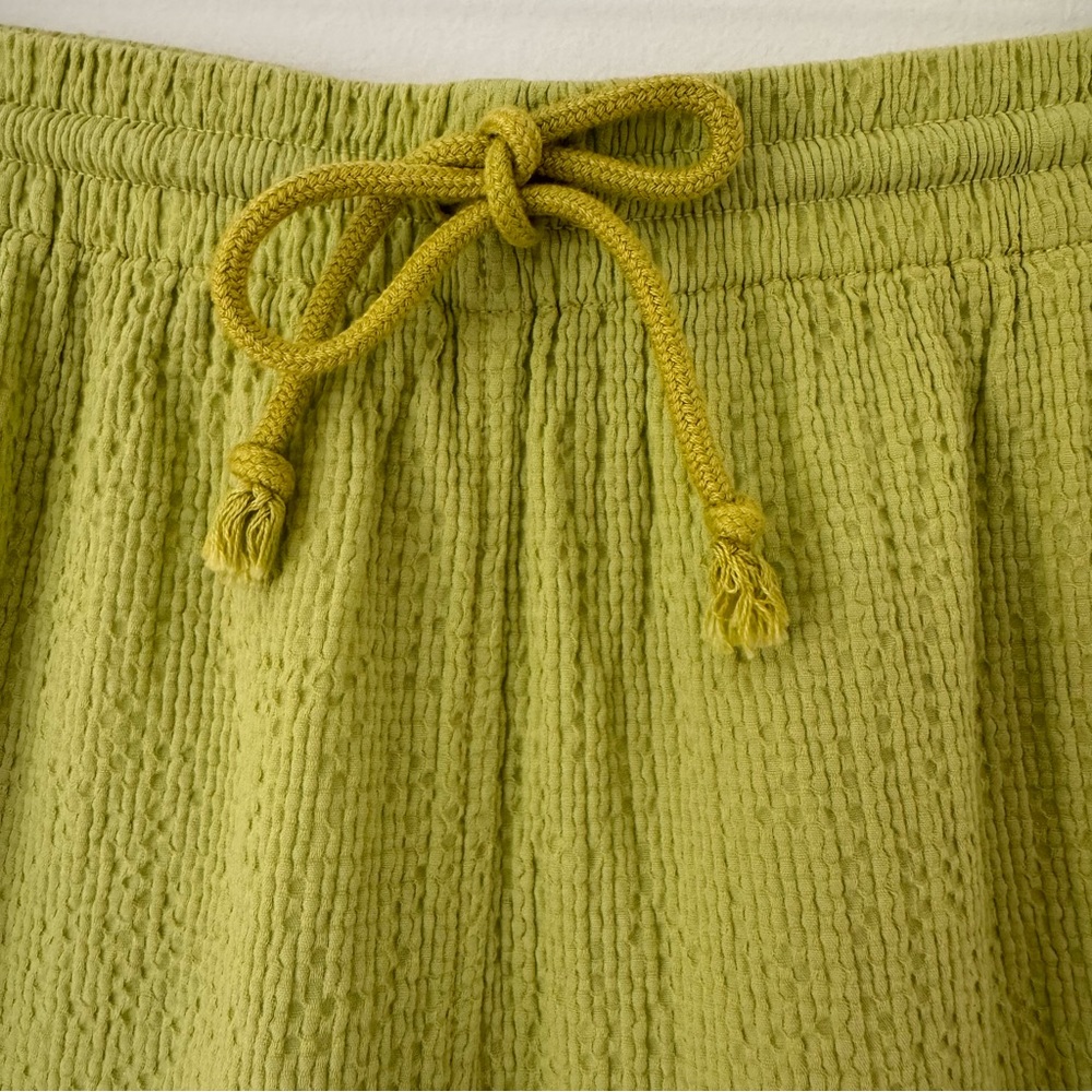 GRAVEL & GOLD Essi Drawstring Short in “Endive” Lime Green Colorway, Size M (2) - Picture 13 of 16